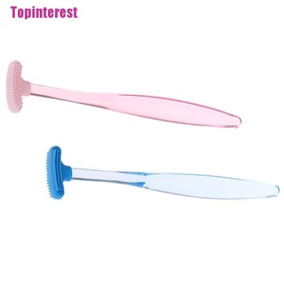 [Topinterest] cepillos de limpieza de lengua de silicona para limpieza Oral/limpiador de lengua