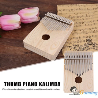 17 Teclas Kalimba Pulgar Dedo Piano De Madera Instrumentos Musicales Para Principiantes (3)