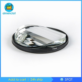 [Almencla1] caleidoscopio de 77 mm Prism cámara filtro de vidrio SLR fotografía Prop accesorios (2)