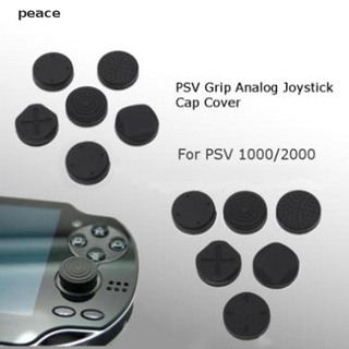 peace 6 In 1 Thumbstick Grip Cap Joystick Analog Cover For PSV1000/2000 PSVita .