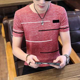 [talla Grande] camiseta de hombre cuello redondo de secado rápido camiseta M-9XL