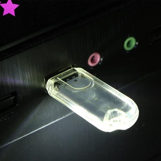 (Yimumiya) 2 pzs Mini lámpara portátil con forma de disco U LED USB para computadora