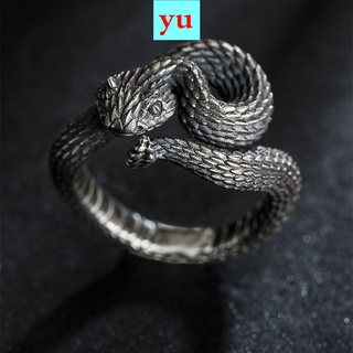Anillo de viento frío femenino ins marea anillo de serpiente anillo de dedo índice masculino anillo de serpiente espíritu pareja personalidad regalo creativo marea
