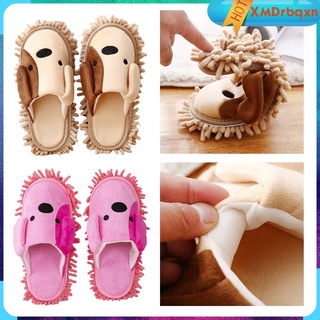 Mop Slippers Washable Floor Dust Cleaning Shoes Sandals Home Cleaning Tools