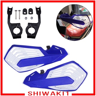 [SHIWAKI1] Protectores de mano de motocicleta, 7/8\" 22 mm Universal mango Protector de barra, escudo apto para Motocross Motocross moto Dirt Bike carreras fuera de carretera (3)