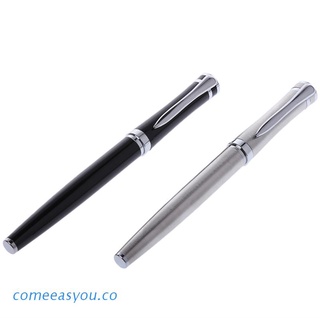 pluma neutra de metal completo de lujo de alta calidad comee bolígrafo negro papelería firma