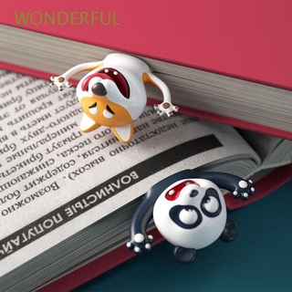 Maravilloso nuevo de dibujos animados estilo Animal Shiba Inu libro marcadores marcadores regalo creativo papelería divertido PVC Panda suministros escolares