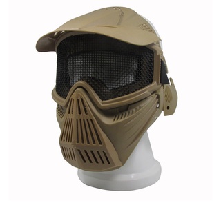 Jako - máscara de cara CS field 1 pieza de protección completa juego ajustable deportes Paintball jakoa888 (1)