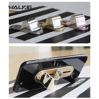 WALKIE Universal Finger Ring Holder Phone Ring Mirror Mobile Phone Grip Stand Multi Band Multi-function Smart Back Sticker For iphone