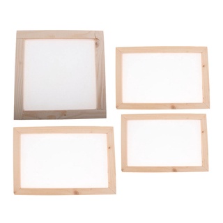 prettyia - marco de madera para manualidades de papel, 20 x 20 cm