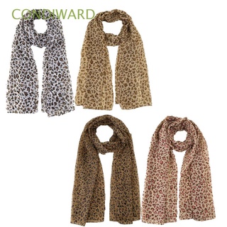 CONDIWARD 2PCS Hot Leopard Shawl Muslim Long Wide Tudung Women Chiffon Scarves Fashion Hajib Printed Voile