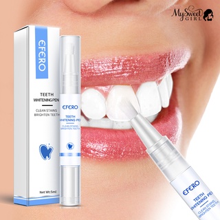 MYSWEE EFERO Effective Teeth Whitening Pen Fast Tooth Cleaning Stains Remover Oral Care
