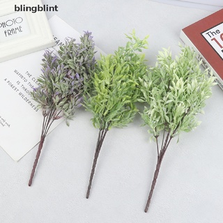 [bling] planta artificial verde hierba plástico hoja pantalón simulación flor verde planta (1)