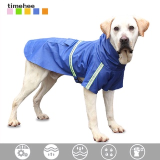 timehee mascotas perros impermeables reflectantes perros impermeables moda chaquetas impermeables para mascotas.