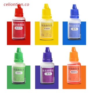 celio 6pcs 10ml pigmento líquido diy hecho a mano vela perfumada colorantes colorantes para la fabricación de tintes de cera de soja jalea