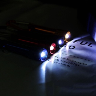 gaires al aire libre antorcha luz camping llavero linterna colombia mini led brillante mosquetón/multicolor (3)