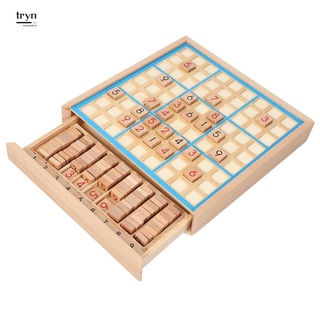 Sudoku Digitos De ajedrez 1 A 9 juguetes De fantasía inteligentes De madera educativo