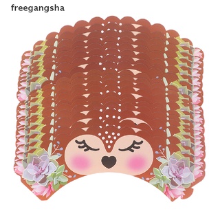 [freegangsha] 24sets de ciervo borde envoltura flor tarjeta decoración boda navidad cupcake decoración dgdz (7)