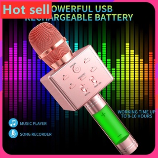 【menor preço>>>Vendas de estoque!】Wireless Karaoke Microphone Aluminum Alloy Handheld Multifunction Speakers allforcar