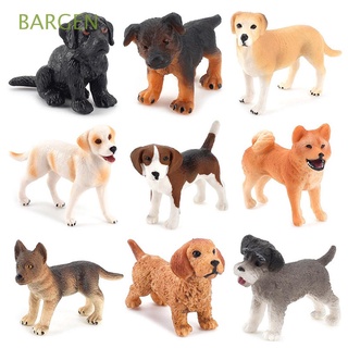 bargen realista animal modelo mini micro paisaje perro figura cachorro figuras pug simulación perro decoración del hogar hadas accesorios de jardín perros juguetes educativos