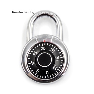(newfashionhg) 3-dial combinación de contraseña candado para dormitorio puerta gimnasio armario código cerradura a la venta