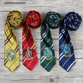 [hedenotation] Harry Potter Tie College Insignia Corbata Moda Estudiante Pajarita Collar