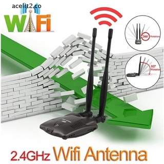 ACEL Password Cracking Internet De Largo Alcance Dual Wifi Antena USB Adaptador Decodificador CO