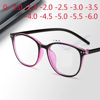 remaches terminados gafas de miopía -1.0 -1.5 -2.0 -2.5 -3.0 -to -6.0 hombres mujeres gato ojos gafas de lectura +100 +150 +200 +250 +400