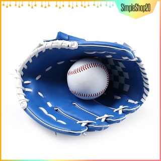 Guante De béisbol Azul simpleshop19 deportivo al aire libre suave con mango De Pvc tamaño 10.5/11.5/12.5