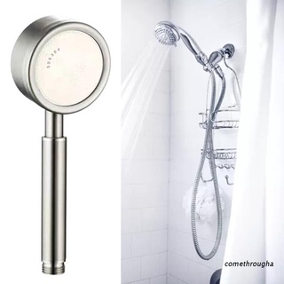 com boquilla de ducha redonda cabezal de baño cabezal de ducha baño ajustable presurizado conexión rápida extraíble
