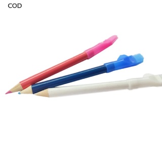 [cod] 3 pzs lápiz de tiza para sastres con pincel para modistas diy marcador de manualidades caliente