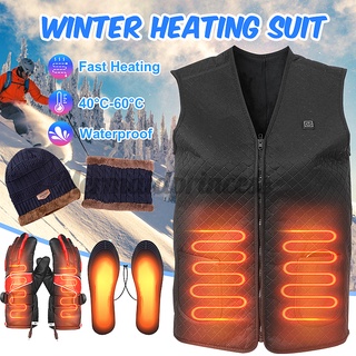 chaleco calentado eléctrico chaqueta usb térmica caliente almohadilla invierno cuerpo calentador unisex regalo