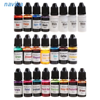 Nav 24 alta concentración de tinta Base de Alcohol pigmento resina epoxi pintura tinte de color artesanía