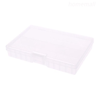 Ho portátil de plástico transparente de almacenamiento de batería caso organizador titular de la caja contenedor para 48 AA baterías