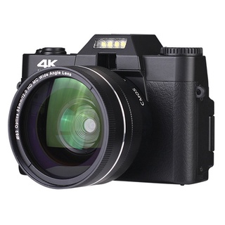 profesional 4k cámara digital cámara de vídeo videocámara uhd para youtube wifi portátil de mano 16x digital zoom selfie cam (4)
