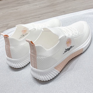 2021 Spring and Summer White Shoes Women's Shoes Korean Version of The New Breathable Mesh Sneakers All-match Thin Section Hollow Mother Shoes (1)