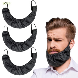 SORB 1/3 Pcs Soft Beard Covers Bonnet Caps Bandana Silk Facial Rag Guard Adjustable