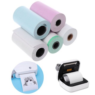 Wini Mini rollo De sticker De Papel con estampado Para impresoras Térmicas transparentes a prueba De Manchas portátiles