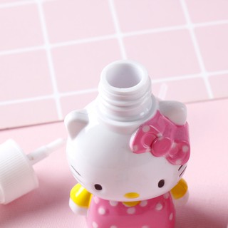 Botella De Viaje De Maquillaje De Hello Kitty Contenedor Cosmético Spray Vacía Dispensador De Champú De Jabón De Perfume Portátil (7)