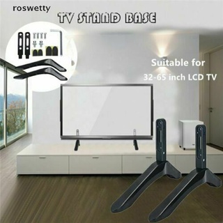 roswetty universal 32-65" soporte de montaje de tv tv plana pantalla lcd soporte de mesa para lg vizio tv co (9)