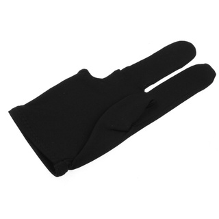 Bolehdeals guante negro con tres Dedos Para el club De alberca/Sinuca (1)
