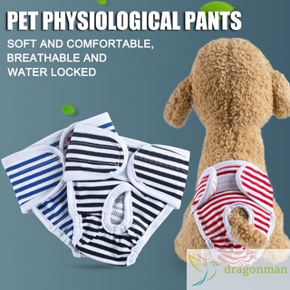pantalones cortos sanitarios reutilizables para mascotas/perro femenino/pantalones fisiológicos/bragas de menstruación