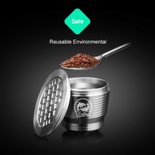 [aleación]para cápsulas de café nespresso filtros de café de acero inoxidable (6)