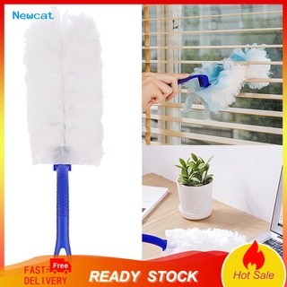 <newcat> cepillo de polvo electrostático para el hogar, herramienta de limpieza de cabezales reemplazable