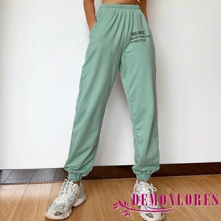 Dem mujer Active Bottom pantalón de sudor, cintura alta deportiva gimnasio atlético Fit Jogger pantalones Lounge pantalones (6)