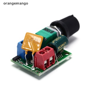 orangemango 1pc x dc 5a pwm controlador de velocidad 3v-35v interruptor de control de velocidad led dimmer co