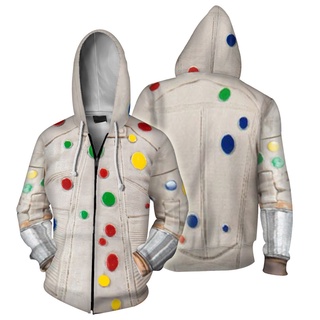 the suicide squad cremallera sudadera con capucha impresión 3d chaqueta de los hombres ropa de abrigo