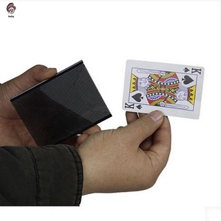 tarjeta vanish ilusión cambio de manga primer plano calle truco de magia elegir juguete oculto