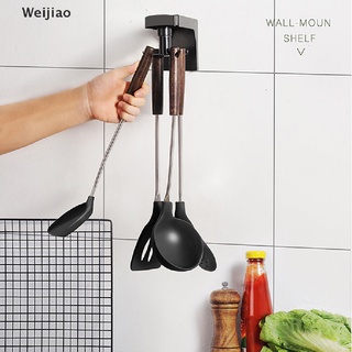 Weijiao - gancho de pared para cocina (360, giratorio, para utensilios de cocina, cuchara, soporte de almacenamiento)