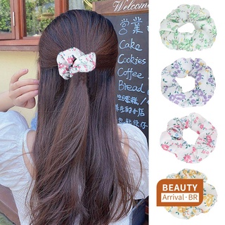Belleza accesorios para el cabello Simple Retro Floral mujeres niñas pelo lazo pelo Scrunchies